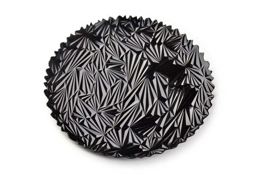 Sous-assiette BLANCHE COLOURS - Décorative 33cm en plastique - HTOS4032-PROM - Mondex