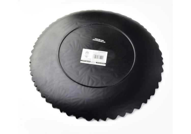 Sous-assiette BLANCHE COLOURS - Décorative 33cm en plastique - HTOS4032-PROM - Mondex 2