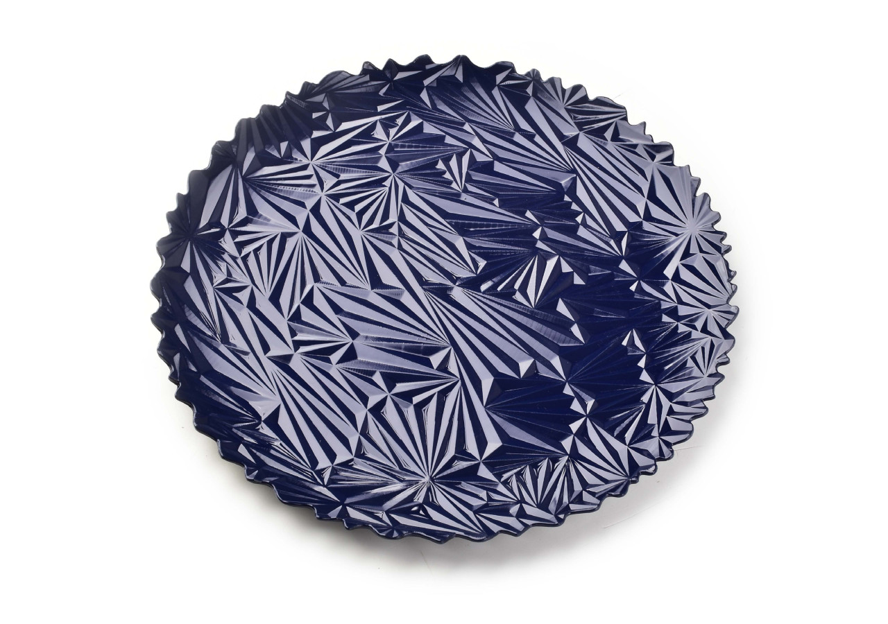 Sous-assiette BLANCHE COLOURS - Décorative 33cm en plastique - HTOS3998-PROM - Mondex