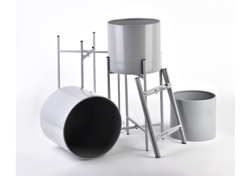 Ensemble de 3 pots SWEN - Support inclus - HTOP3104-PROM - Mondex