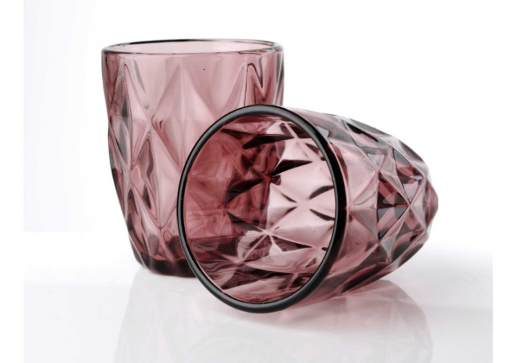 Verres ELISE ROSE - Set de 6 verres 250ml avec design élégant - HTID3879-PROM - Affekdesign By Mondex 2