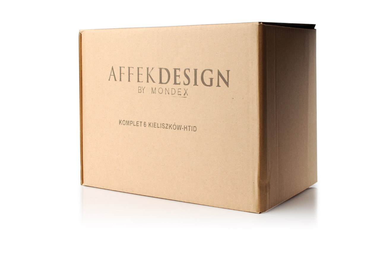 Flûtes à champagne ELISE BLEU - Set de 6 flûtes 180ml en verre résistant - HTID3720-PROM - Affekdesign By Mondex