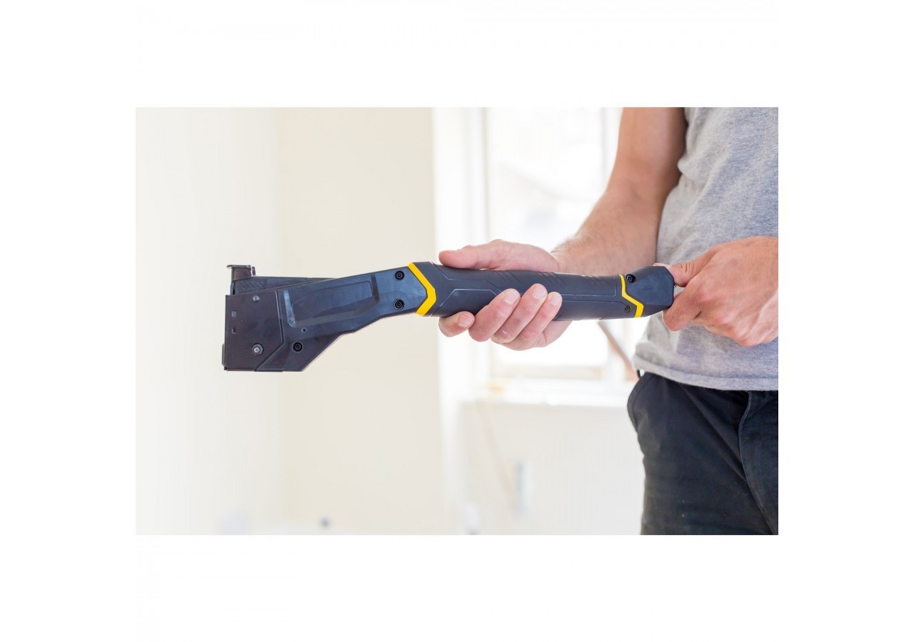 MARTEAU AGRAFEUR HAUTE
 CAPACITE FATMAX + 1000 AGRAFES TYPE G 10 MM - FMHT81394-9 - Stanley