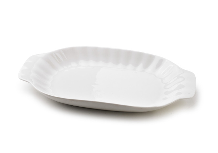 Plat oval BASIC - Porcelaine blanche 30,5x17,5xh3,4cm - HTNA5718-PROM - Mondex Plat oval BASIC - Porcelaine blanche 30,5x17,5xh3,4cm - HTNA5718-PROM - Mondex