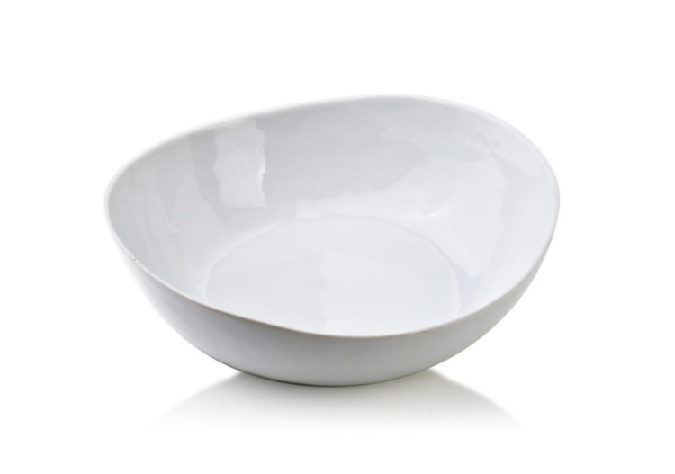 Bol BASIC - Porcelaine blanche 21x20xh6,5cm - HTNA5497-PROM - Mondex