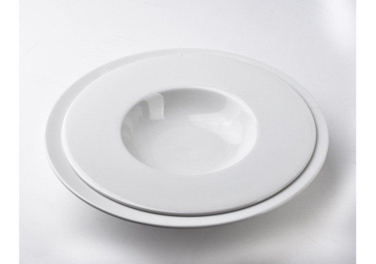 Assiette PASTA BASIC - Porcelaine 30cm avec capacité de 400ml - HTNA5312-PROM - Mondex 2