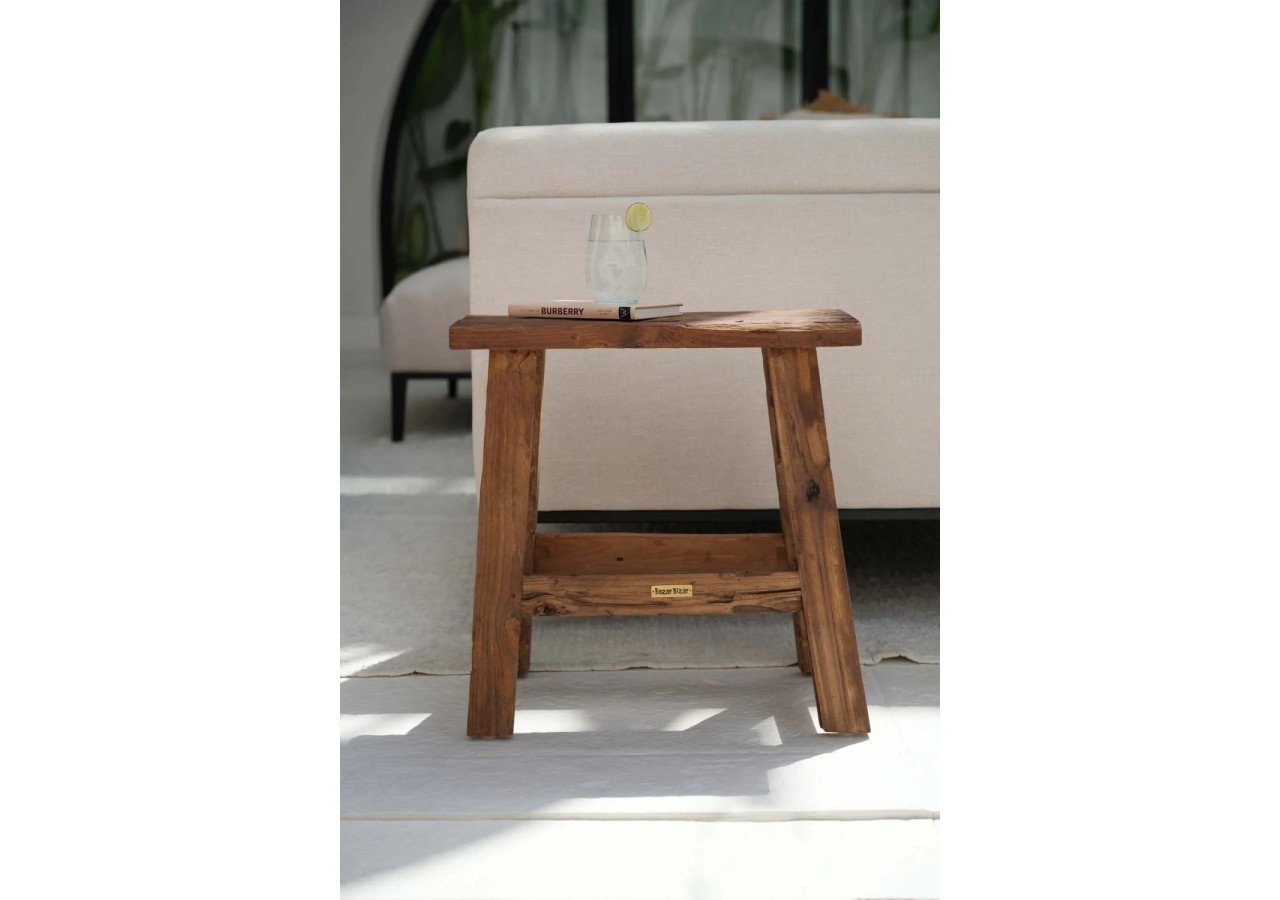 The Fab Rustic Stool - Natural