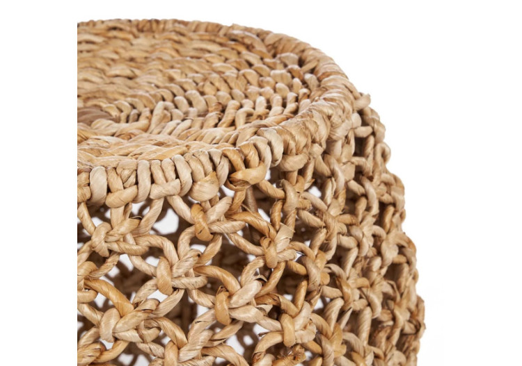 Tabouret DANNIH - Fait main en feuille de bananier - JACAS008N - Bazar Bizar 2