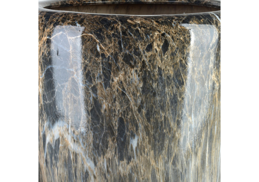 Lot de 2 Cache-Pots NEVA MARBLE - 41x41x58cm et 30x30x56cm - HTYE2677 - Mondex Lot de 2 Cache-Pots NEVA MARBLE - 41x41x58cm et 30x30x56cm - HTYE2677 - Mondex