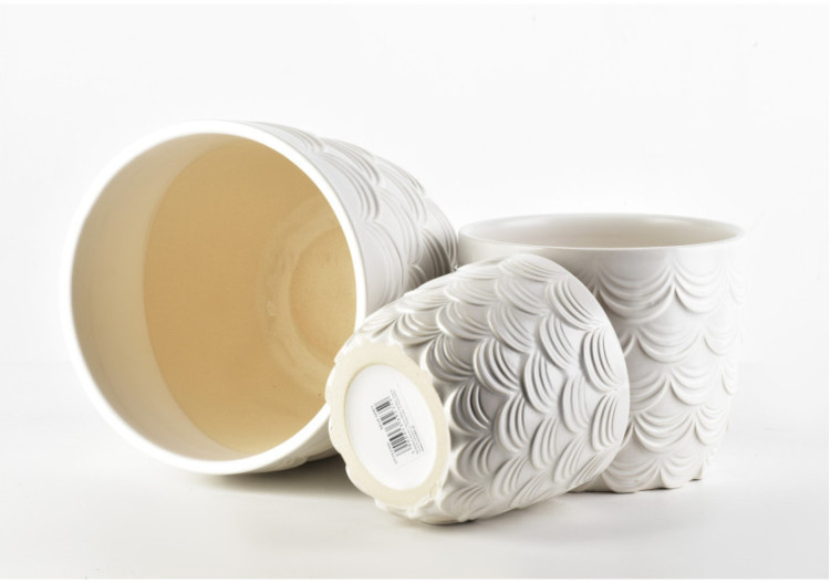 Vase NEVA - Céramique moderne M13 x H12cm - HTYE2359 - Mondex 2