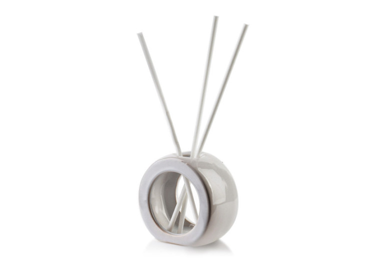 Diffuseur de parfum céramique - Dimensions 8x4xh7,5cm avec 3 bâtonnets - HTTP3237-PROM - Mondex