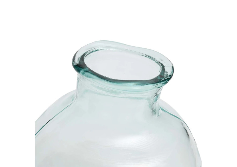 Vase Yugang - Verre Recyclé Bleu - ESSAMI010B - Bazar Bizar