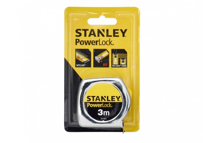 MESURE 3M X 19MM POWERLOCK CLASSIC METAL - 0-33-041 - Stanley