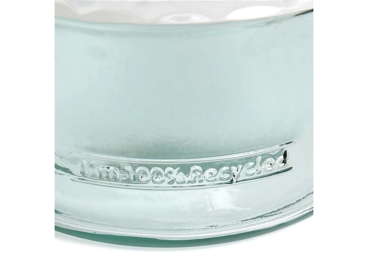 Vase Zuanshu - Verre Recyclé Bleu - Moyen - ESSAMI005B-M - Bazar Bizar