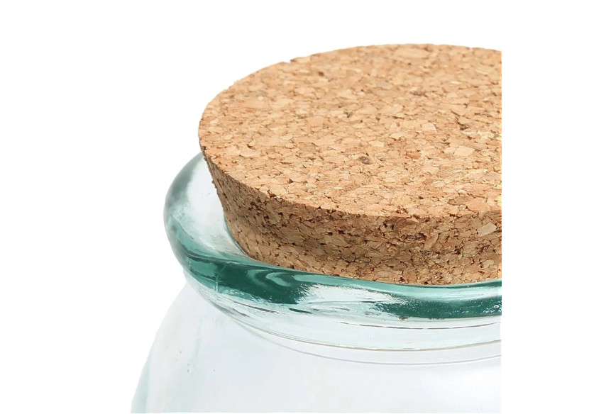 The Belly Glass Pot - Blue - S