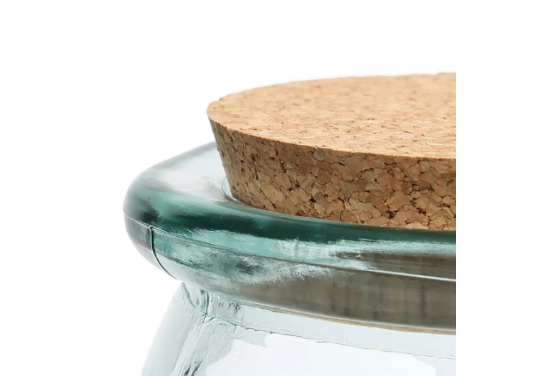 The Belly Glass Pot - Blue - L 2