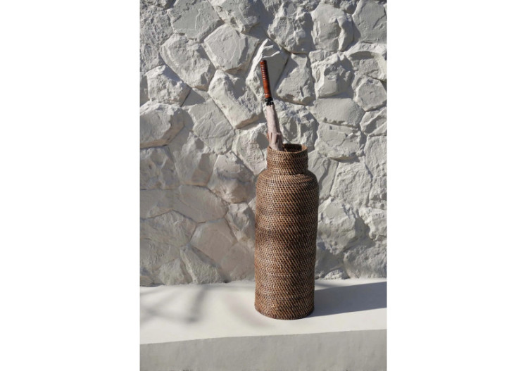 The Colonial Umbrella Basket - Natural Brown 2