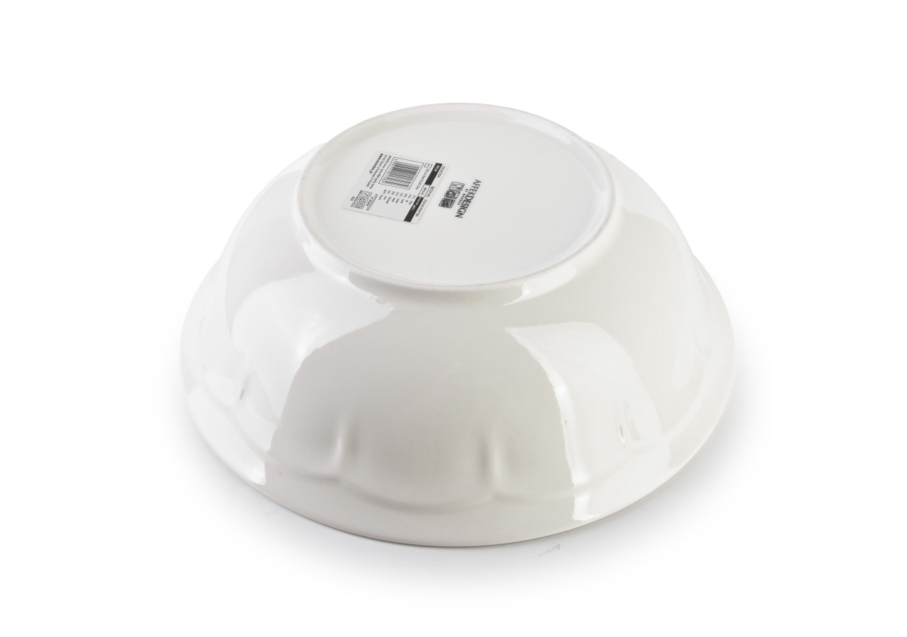 Bol de Salade HELLA - 23 cm en porcelaine - HTNF7284 - Affekdesign By Mondex