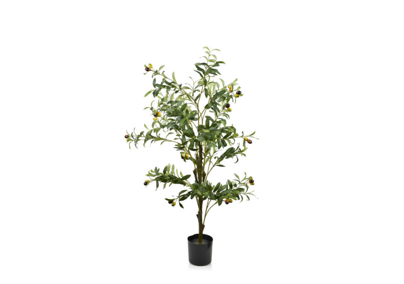 OLIVES - Plante artificielle hauteur 100cm avec pot - HTUA8914 - Mondex OLIVES - Plante artificielle hauteur 100cm avec pot - HTUA8914 - Mondex