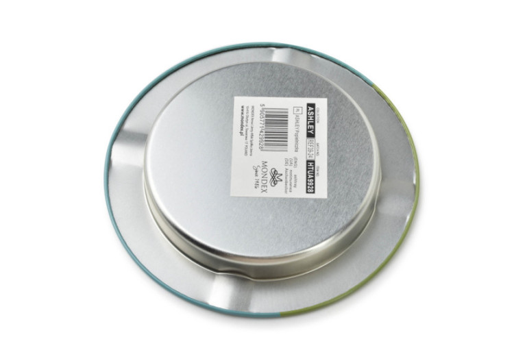 Cendrier ASHLEY - Métal résistant avec design rétro 13,5 x 1,5 cm - HTUA9928 - Mondex 2