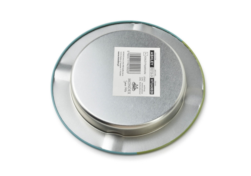 Cendrier ASHLEY - Métal résistant avec design rétro 13,5 x 1,5 cm - HTUA9928 - Mondex