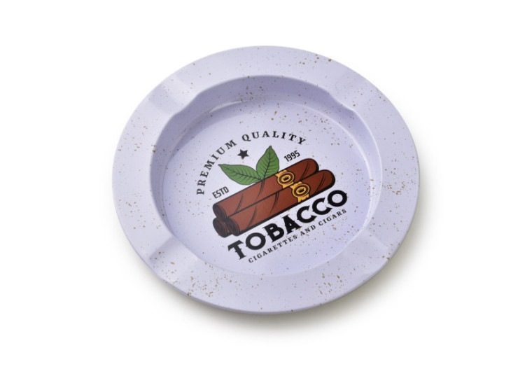 Cendrier ASHLEY - 13,5x1,5cm en métal - HTUA9898 - Mondex