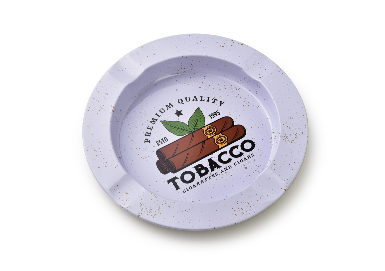 Cendrier ASHLEY - 13,5x1,5cm en métal - HTUA9898 - Mondex