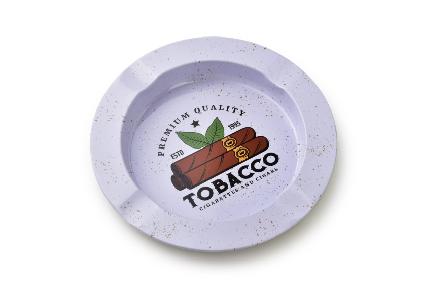 Cendrier ASHLEY - 13,5x1,5cm en métal - HTUA9898 - Mondex