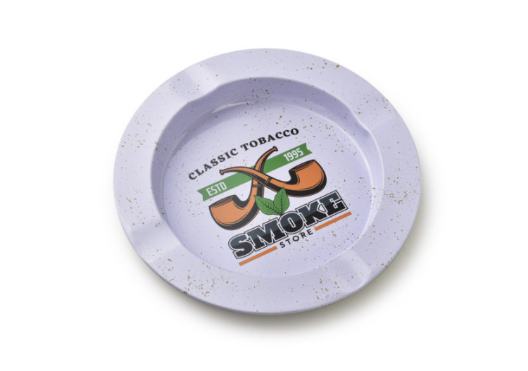 Cendrier ASHLEY - 13,5x1,5cm en métal - HTUA9881 - Mondex