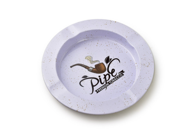 Cendrier ASHLEY - Métal durable 13,5x1,5cm - HTUA9867 - Mondex