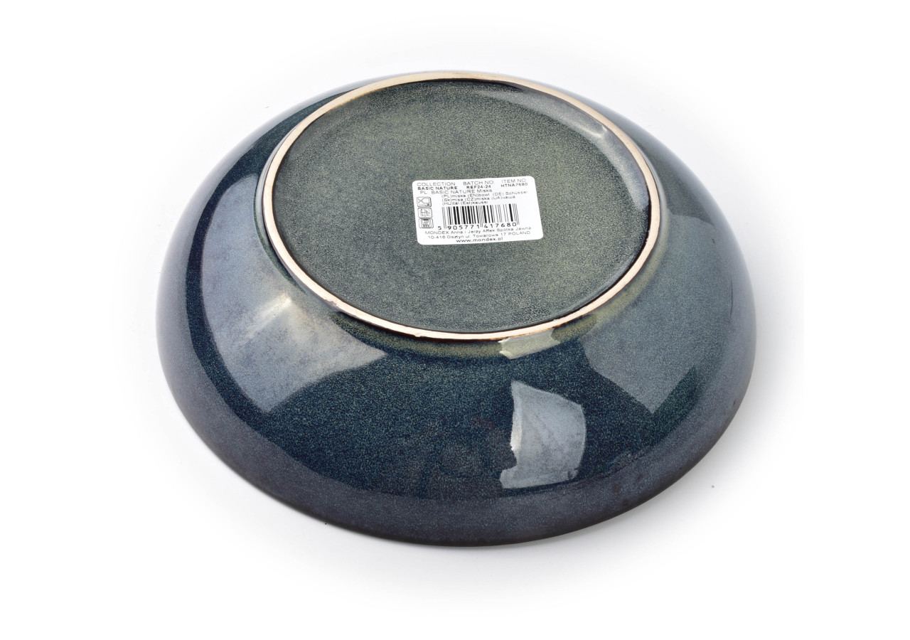 Bol BASIC NATURE - Céramique 500ml 20 x 20 x 5,5cm - HTNA7680 - Mondex