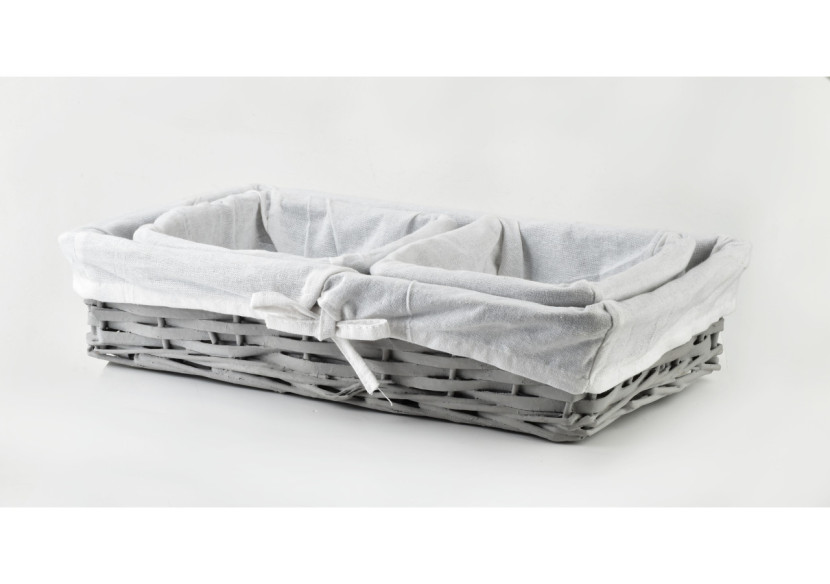 WILL Ensemble de 3 paniers XL - 39 x 25 x 9 cm / 19 x 16 x 8 cm - HIWD4221 - Mondex