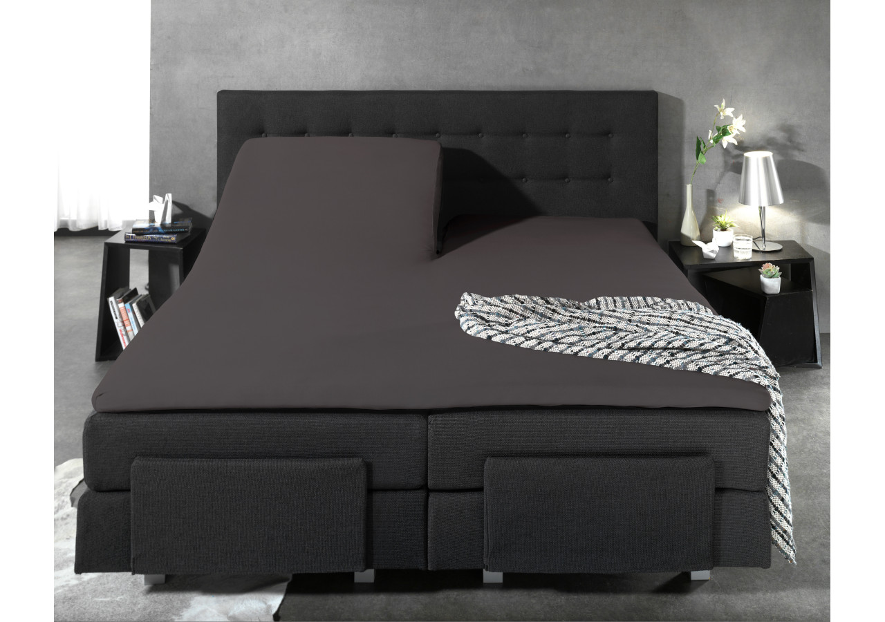 Housse de Matelas Dreamhouse - Antracite 160 x 200 cm, Confort et Élégance - 12011043 - Dreamhouse