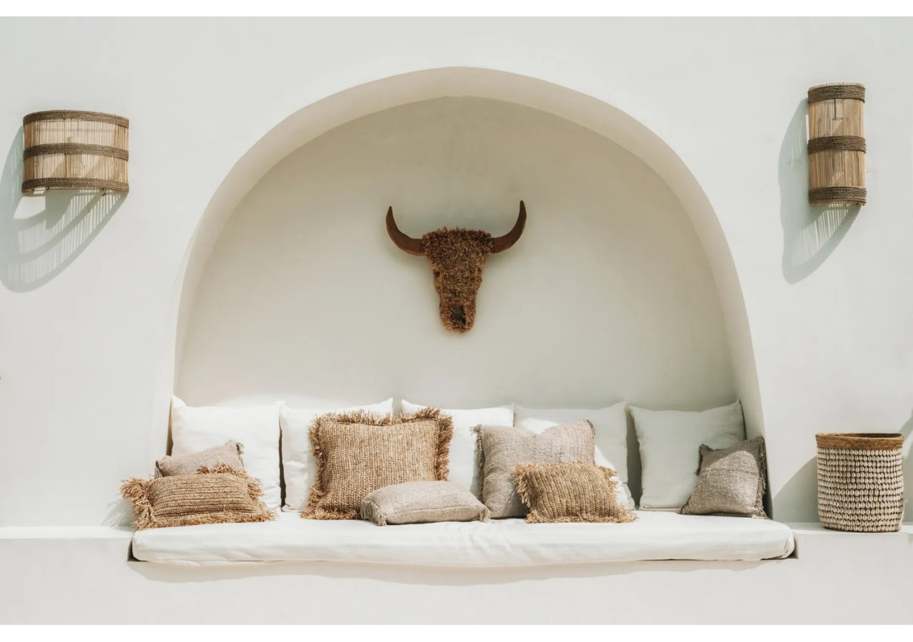 Panier Pandan n°1 - Fait Main avec Coquillages - BAEX007NW - Bazar Bizar