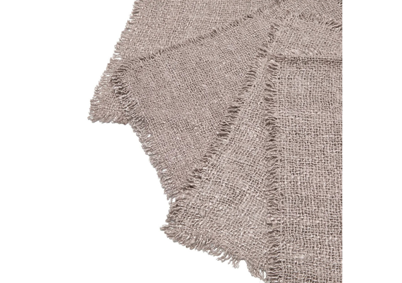 Sets de Sous-Assiettes Oh My Gee - Gris Perle - Ensemble de 4 - INIE004Gr-SET4 - Bazar Bizar