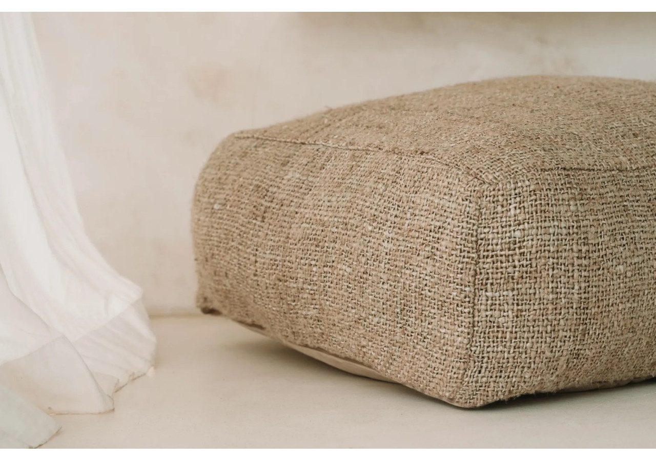 Pouf Oh My Gee - Beige - INIE003Be-60 - Bazar Bizar