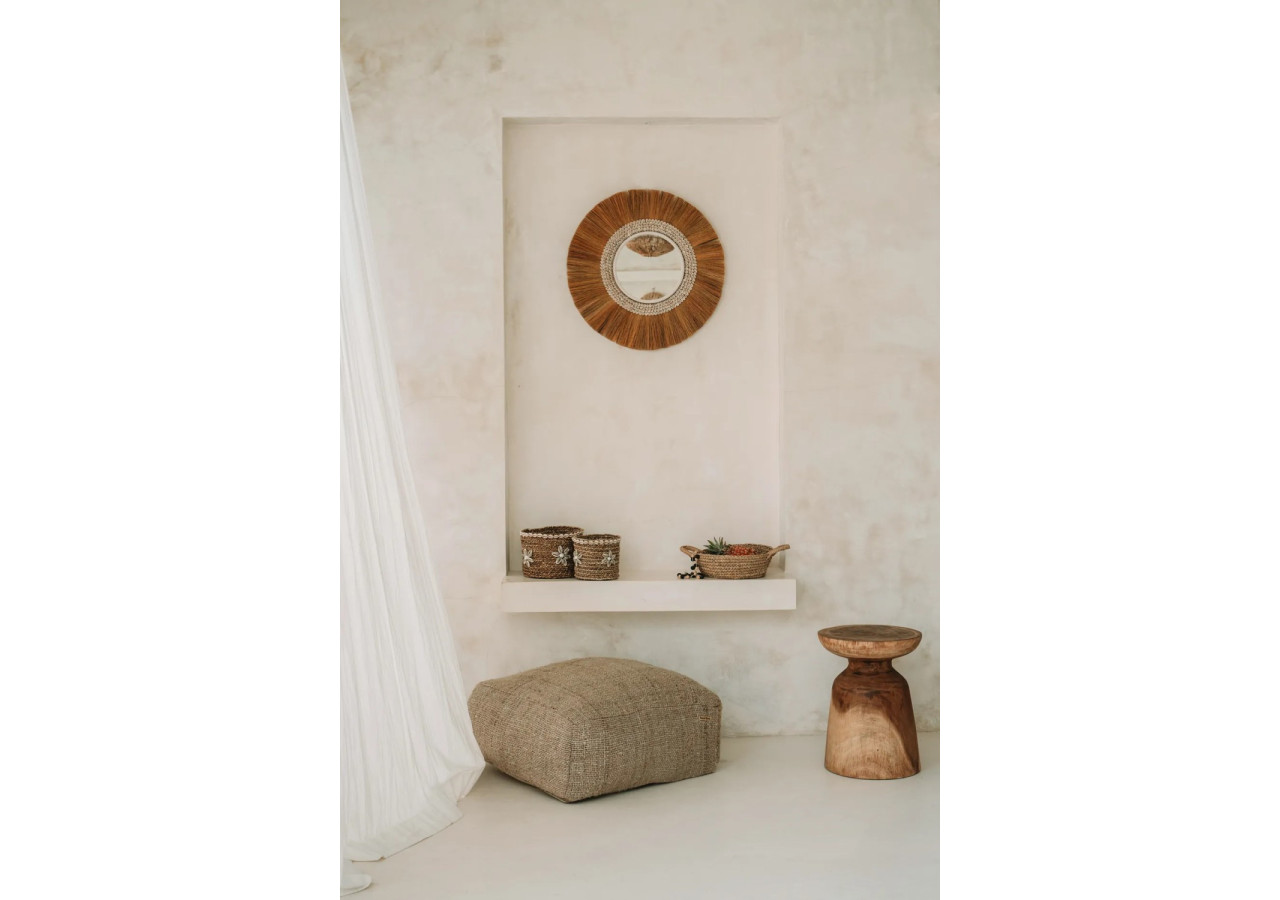 Pouf Oh My Gee - Beige - INIE003Be-60 - Bazar Bizar