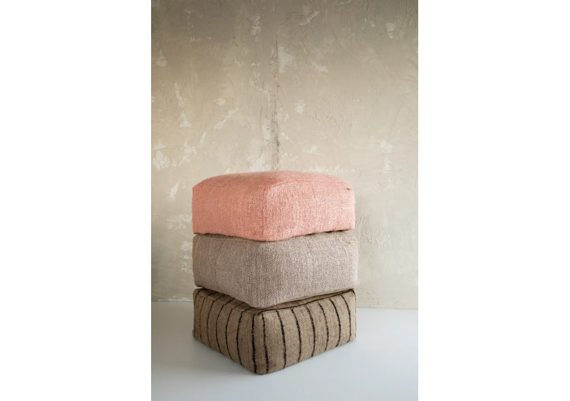 Pouf Oh My Gee - Beige - INIE003Be-60 - Bazar Bizar