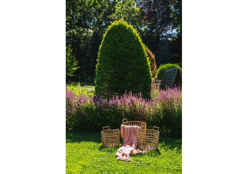 Plaid S'il Vous Plaît - Rose Saumon - INIE002Pi - Bazar Bizar