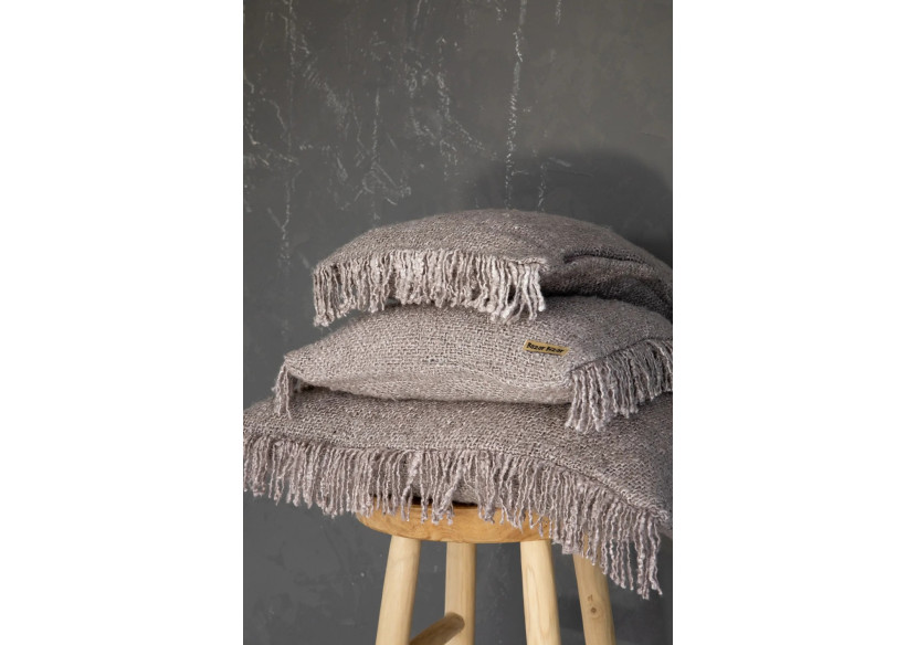 Housse de Coussin Oh My Gee - Gris Perle - 40x40 - INIE001Gr-40x40 - Bazar Bizar