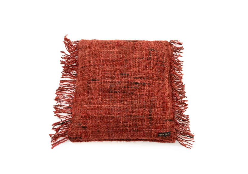 Housse de coussin Oh My Gee - Rouge Cerise 40x40cm - INIE001Re-40x40 - Bazar Bizar