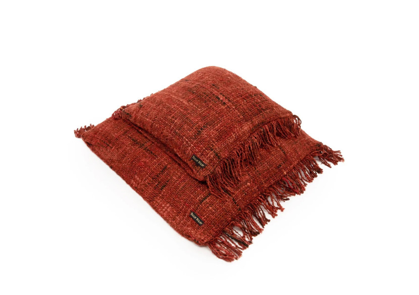 Housse de coussin Oh My Gee - Rouge Cerise 40x40cm - INIE001Re-40x40 - Bazar Bizar