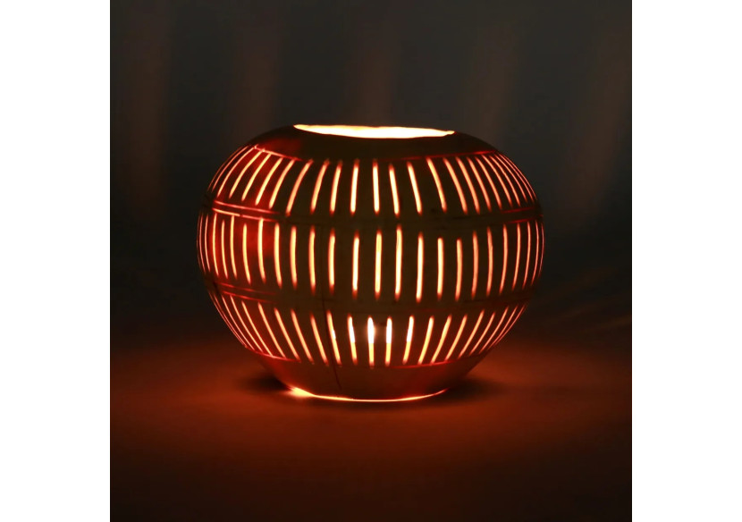 Bougie en noix de coco - Naturelle - BA150C-N - Bazar Bizar