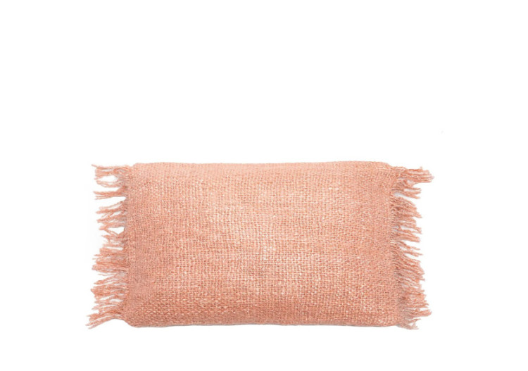 Housse de coussin Oh My Gee - Rose Saumon 30x50cm - INIE001Pi-30x50 - Bazar Bizar