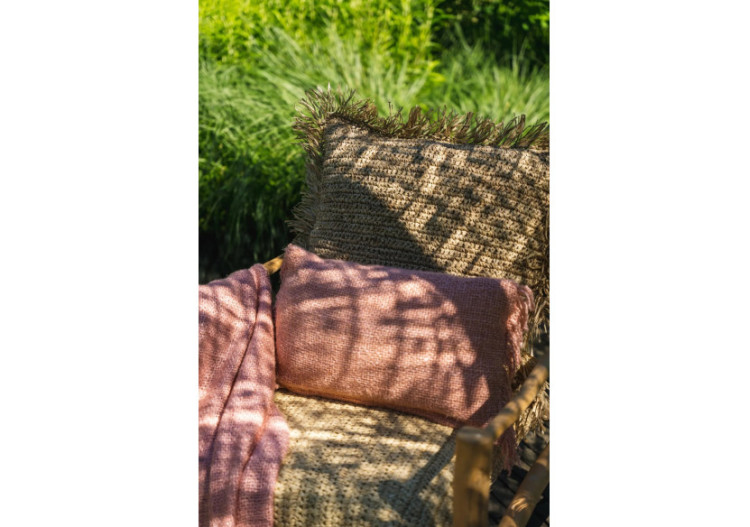 Housse de coussin Oh My Gee - Rose Saumon 30x50cm - INIE001Pi-30x50 - Bazar Bizar 2