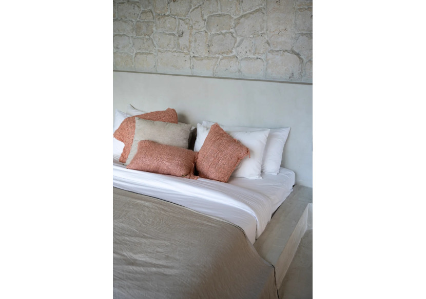 Housse de coussin Oh My Gee - Rose Saumon 30x50cm - INIE001Pi-30x50 - Bazar Bizar