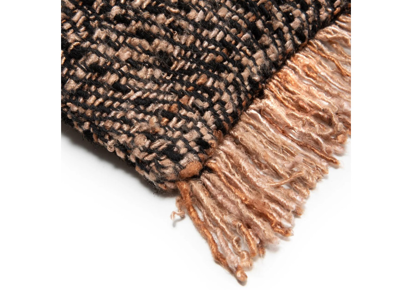 Housse de coussin Oh My Gee - Noir Cuivre 30x50cm - INIE001BCo-30x50 - Bazar Bizar