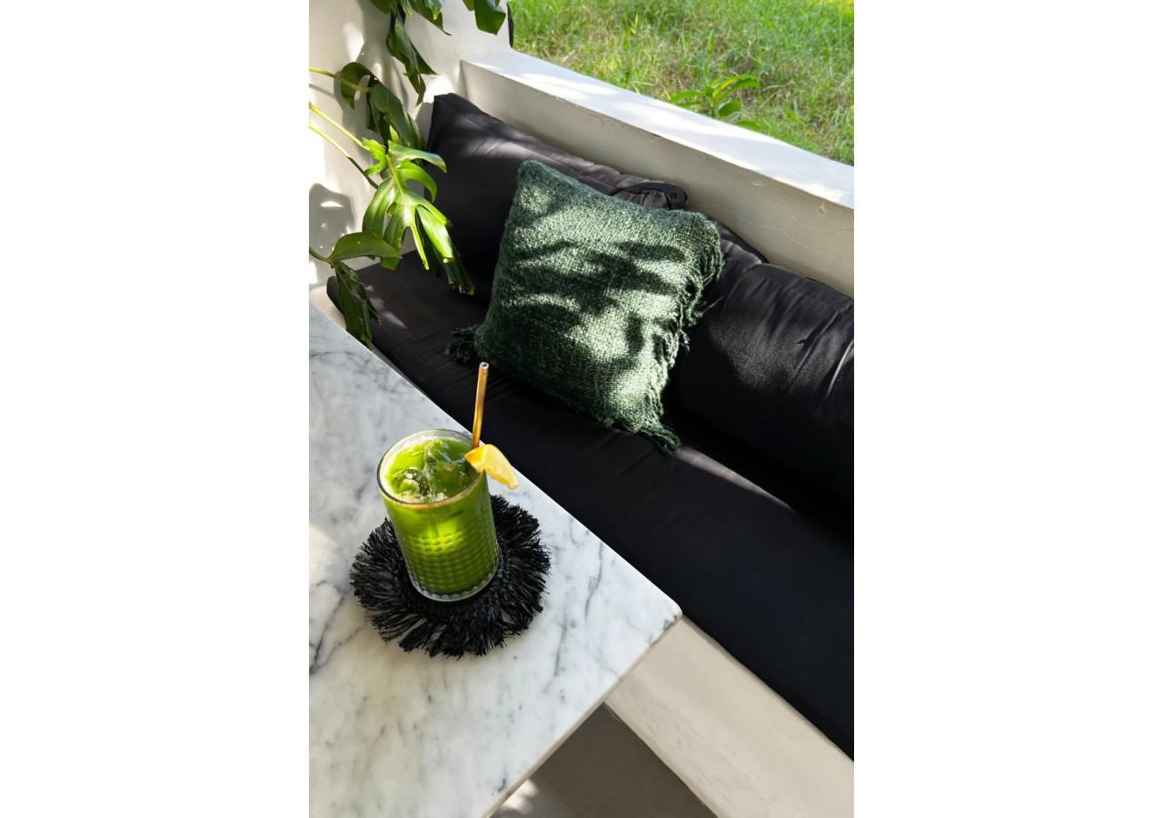 Housse de Coussin Oh My Gee - Vert Forêt - 40x40cm - INIE001FG-40x40 - Bazar Bizar