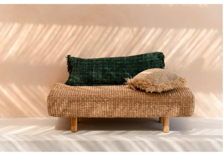 Housse de Coussin Oh My Gee - Vert Forêt - 35x100cm - INIE001FG-35x100 - Bazar Bizar 2