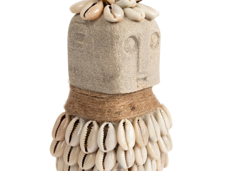 Statue en Pierre Sumba n°33 - Artisanat Indonésien - BAHRA033 - Bazar Bizar